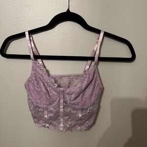 Lavender Lace Tank Top